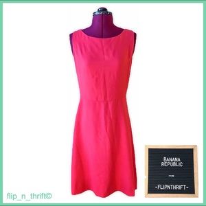 🎉HP🎉💛BANANA REPUBLIC Pink/Red A-Line Dress